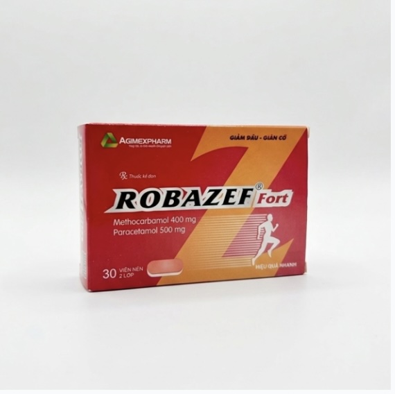 Robazef Fort giảm đau do cơ thắt xương