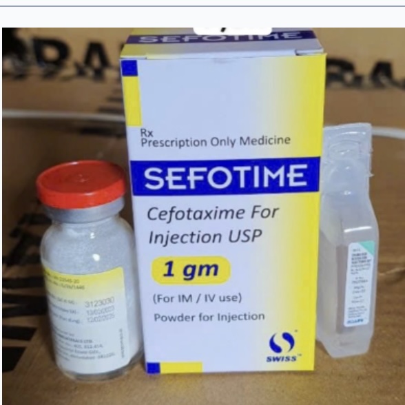  Sefotime 1g điều trị nhiễm khuẩn