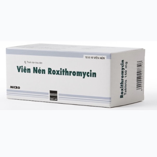 Viên nén Roxithromycin 150 mg điều trị nhiễm khuẩn