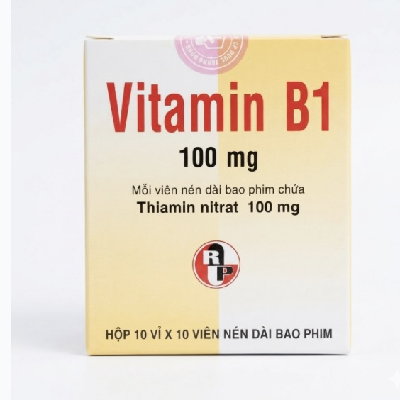 Vitamin B1 100mg điều trị bệnh thiếu vitamin nặng
