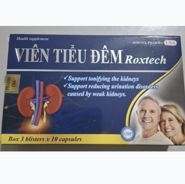 Viên Tiểu Đêm Roxtec giúp giảm tiểu đêm