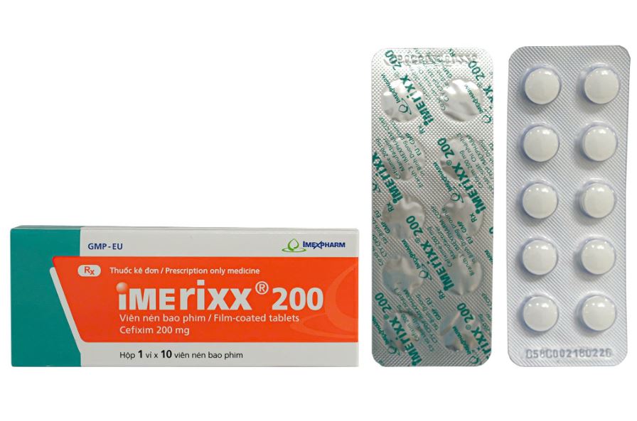 Thuốc Imerixx 200mg điều trị nhiễm khuẩn