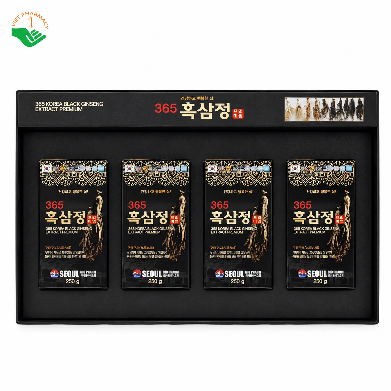 Cao hắc sâm 365 Korea Black Ginseng Extract Premium Seoul Bio Pharm