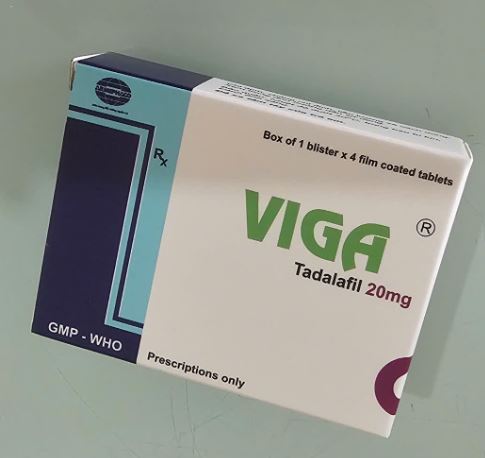 Thuốc Viga-New 20mg Armephaco điều trị rối loạn cương dương (1 vỉ x 4 viên)