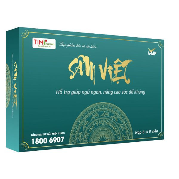 TPBVSK SÂM VIỆT- Hỗ trợ giúp ngủ ngon, nâng cao sức đề kháng