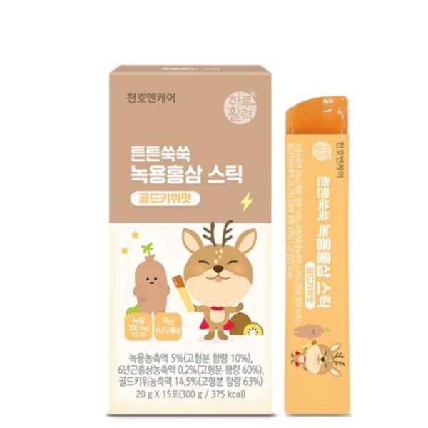 Thạch Hồng Sâm Chunho Ncare Trẻ Em - 15 Gói