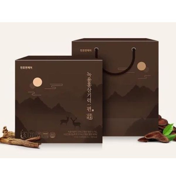 Hồng Sâm Lộc Nhung Hươu Chunho Ncare Cho Bố - 60 Gói/ Hộp