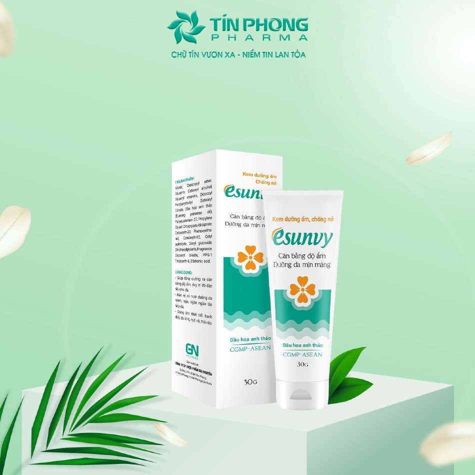 Kem dưỡng ẩm, chống nẻ Esunvy (Tuýp 30g)