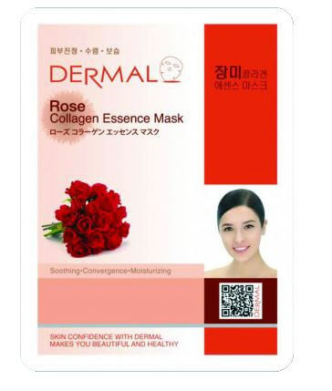 Mặt nạ Dermal dưỡng da tinh chất hoa hồng và collagen 23g