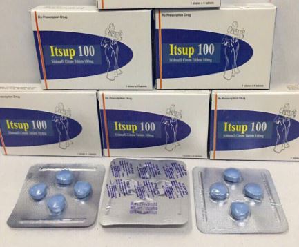 Thuốc trị rối loạn cương dương Itsup 100 hộp 1 vỉ x 4 viên nén bao phim