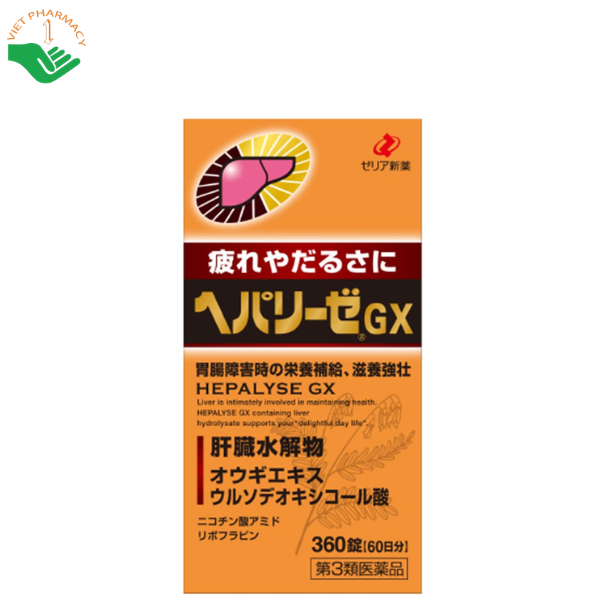 Viên uống bổ gan Hepalyse GX (Hộp 360 viên)