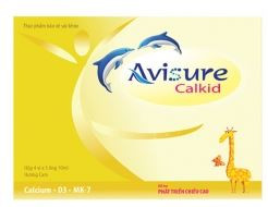 Ống uống Avisure Calkid bổ sung canxi, hỗ trợ phát triển chiều cao