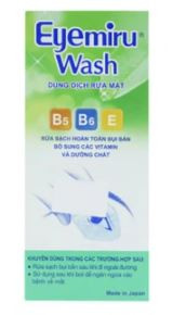 Dung dịch rửa mắt Eyemiru Wash Nitto Medic rửa sạch bụi bẩn (500ml)