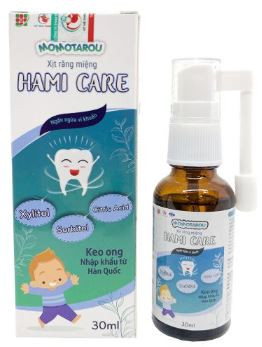 Xịt Răng Miệng Hami Care, bảo vệ men răng cho bé