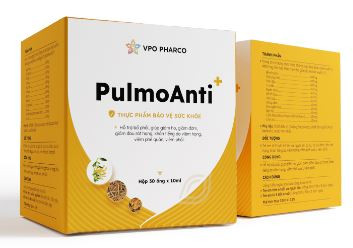 TPBVSK PulmoAnti Hỗ Trợ Giảm Ho Giảm Đau Rát Họng