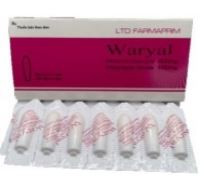 Waryal hộp 2 vỉ x 7 viên đặt âm đạo Moldova