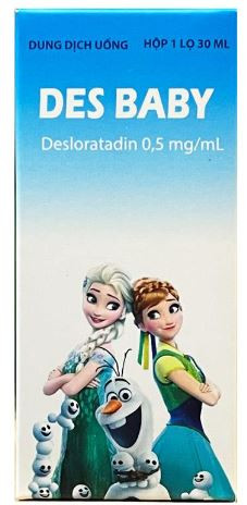 Thuốc Des Baby - giúp điều trị viêm mũi dị ứng