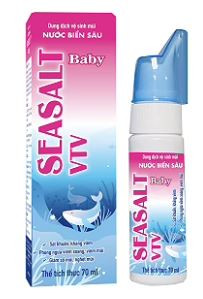 Dung Dịch Vệ Sinh Mũi Nước Biển Sâu Seasalt Vtv Baby (C/70ml)