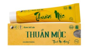 Kem bôi da 16g Thuần Mộc Hòa Bình giúp dưỡng ẩm, làm mềm da, dịu mát da