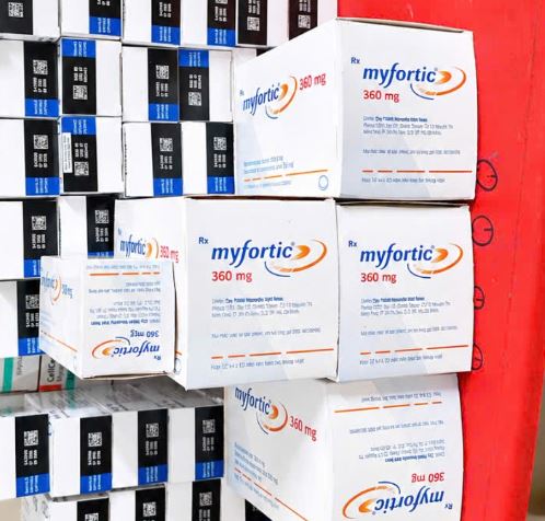 Thuốc Myfortic 180mg điều trị chống thải ghép trong ghép tạng