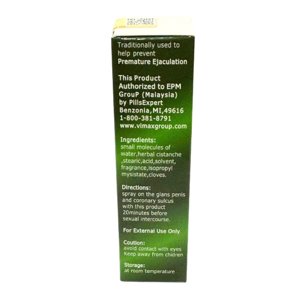 Chai xịt Vimax Men Delay Spray chống xuất tinh sớm