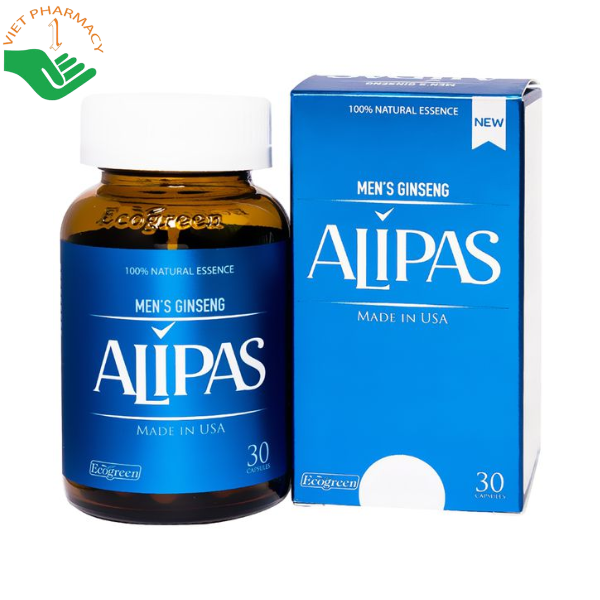 Viên uống Men's Ginseng Alipas (1 lọ x 30 viên)