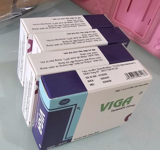 Thuốc Viga-New 20mg Armephaco điều trị rối loạn cương dương (1 vỉ x 4 viên)