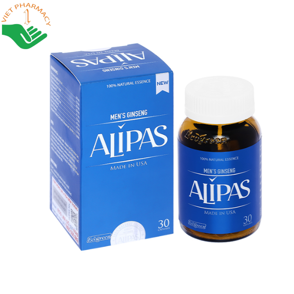 Viên uống Men's Ginseng Alipas (1 lọ x 30 viên)