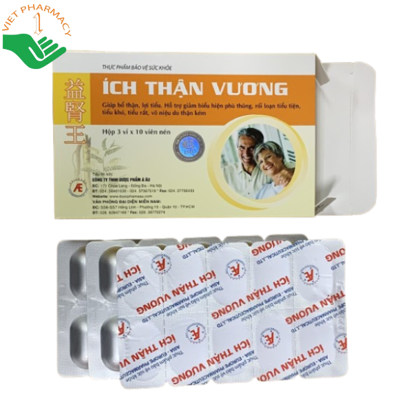 Thực phẩm bảo vệ sức khỏe Ích Thận Vương (1 hộp x 30 viên)