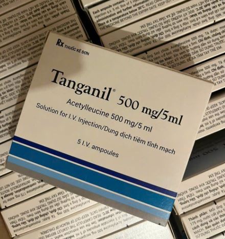 Thuốc Tanganil 500mg/5ml điều trị đau đầu, rối loạn tiền đình, tuần hoàn máu não kém