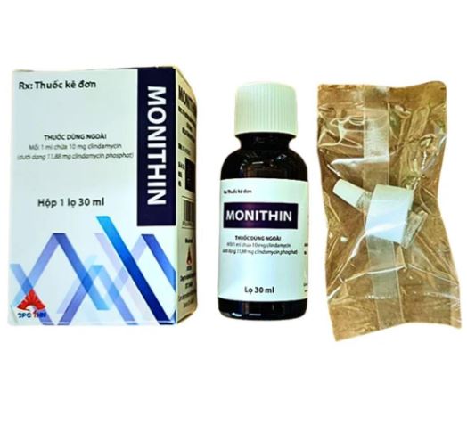 Thuốc Monithin 30ml điều trị mụn