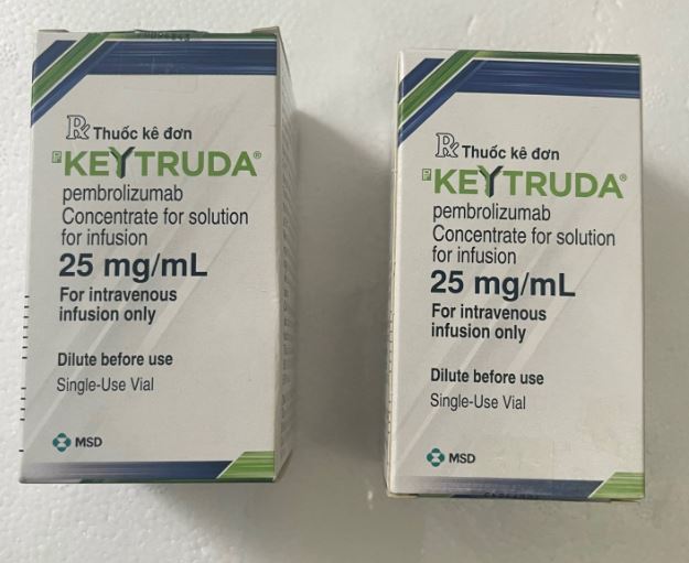 Điều trị các dòng tế bào ung thư Keytruda 25mg/4mL Pembrolizumab