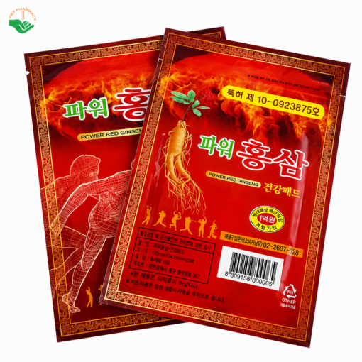 Cao dán hồng sâm Power Red Ginseng Korea