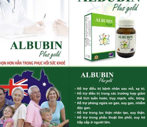 Thuốc Albubin Plus Gold tăng cường chức năng gan thận