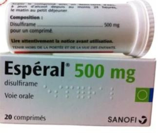 Esperal 500mg - viên uông cai rượu