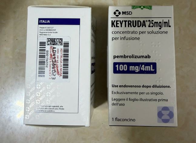Điều trị các dòng tế bào ung thư Keytruda 25mg/4mL Pembrolizumab