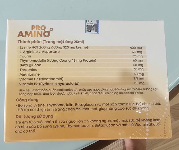 Đạm thuỷ phân PRO AMINO dùng cho người sau phẫu thuật, mổ xẻ, hoá trị, xạ trị vì ung thư