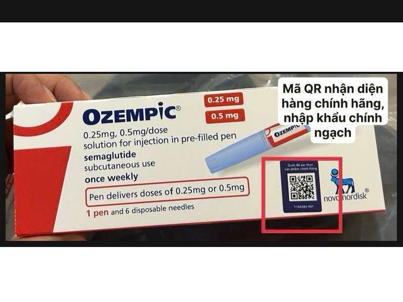 Bút tiêm Ozempic 0.5 mg kiểm soát bệnh đái tháo đường type 2
