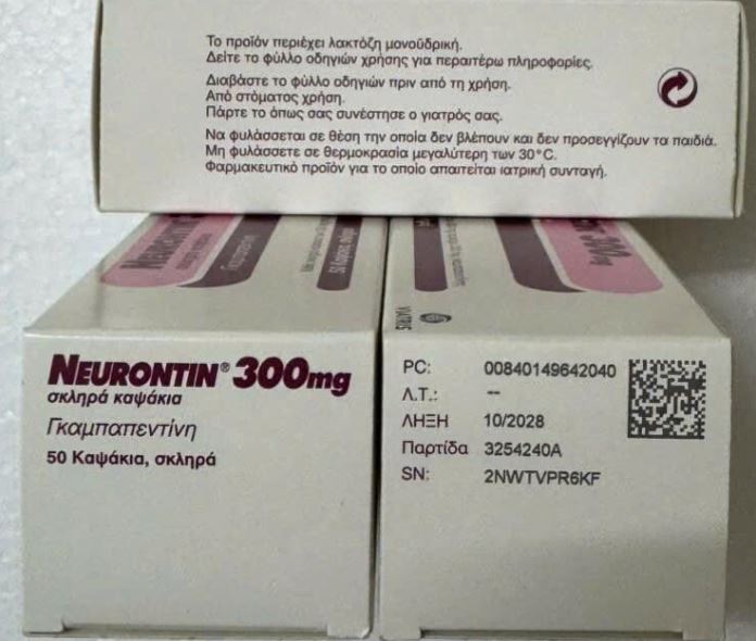 Thuốc Neurontin 300mg điều trị đau thần kinh ngoại biên mãn tính