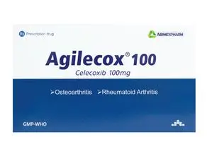 Thuốc Agilecox 100 Agimexpharm điều trị thoái hoá khớp, viêm khớp dạng thấp (2 vỉ x 10 viên)