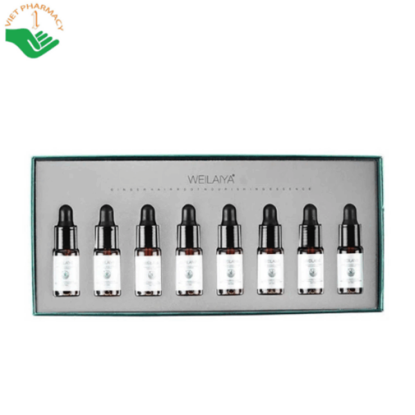 Serum Ginger Hair Root Nourishing Essence Weilaiya (Hộp 8 chai)