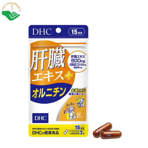Viên uống bổ gan DHC Liver Essence+Ornithine 15 ngày (Gói 45 viên)
