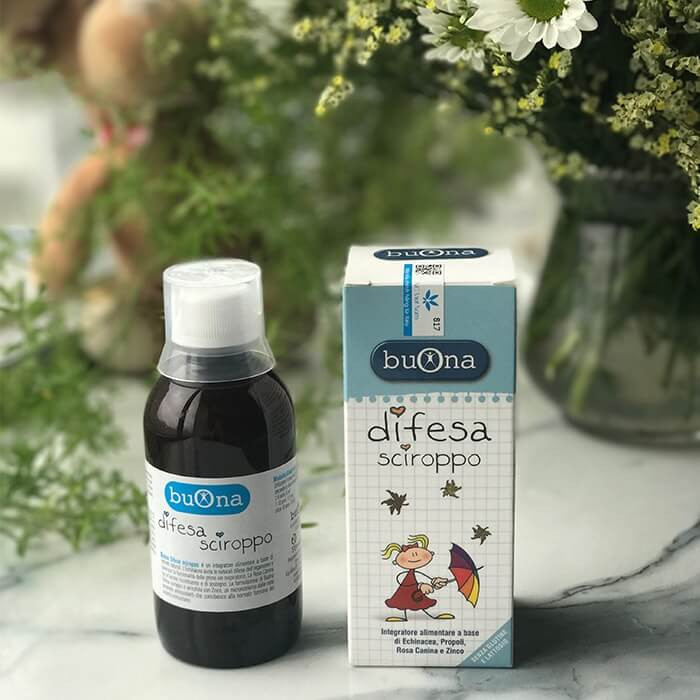 Siro tăng đề kháng Buona Difesa hỗ trợ hệ miễn dịch và tăng sức đề kháng cho trẻ em
