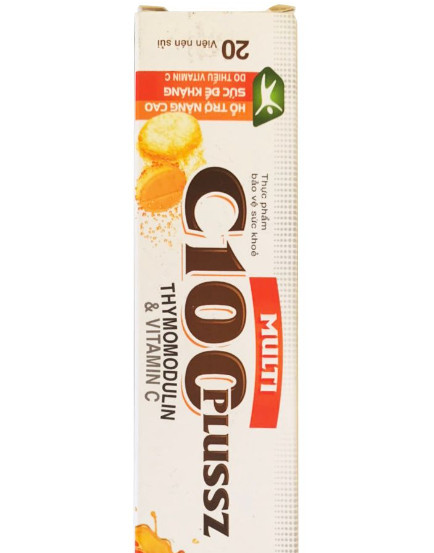 Viên sủi tăng đề kháng Multi C100 Plussz Fresh Life hộp 1 tuýp 20 viên