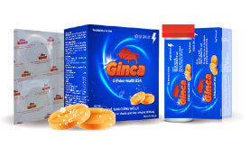 Viên sủi tăng lực Ginca