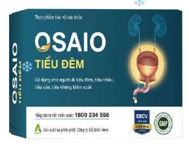 OSAIO TIỂU ĐÊM ANVY 3 VỈ X 10 VIÊN - VIÊN UỐNG BỔ THẬN GIẢM TIỂU ĐÊM
