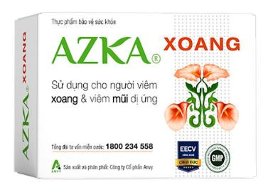 AZKA XOANG ANVY 3 VỈ X 10 VIÊN - VIÊN UỐNG HỖ TRỢ CẢI THIỆN VIÊM XOANG