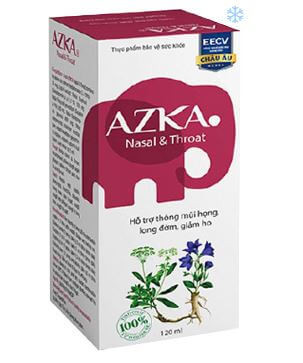 AZKA ANVY 120ML dung dịch mũi họng trẻ em