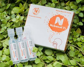 Dung dịch khí dung Nebusal 3% (CPC1 Hà Nội) hộp 5 ống x 5ml