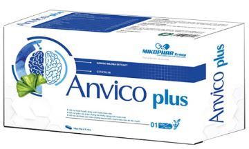 Anvico Plus, hỗ trợ hoạt huyết, tăng tuần hoàn máu não